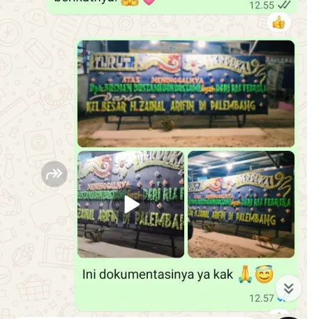 Pengiriman Papan Bunga Duka Larangan
