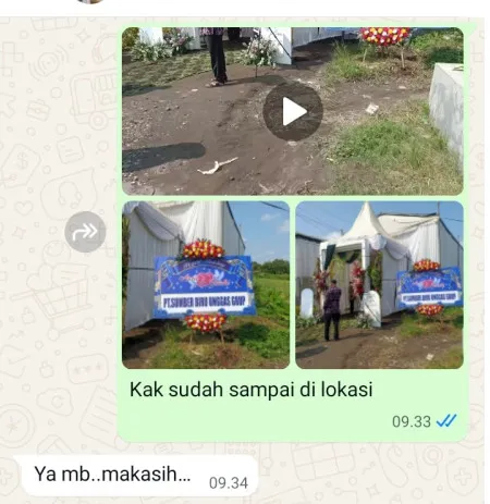 Pengiriman Karangan Bunga Larangan