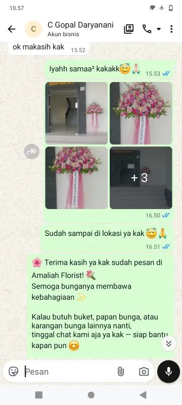 Pengiriman Karangan Bunga Larangan